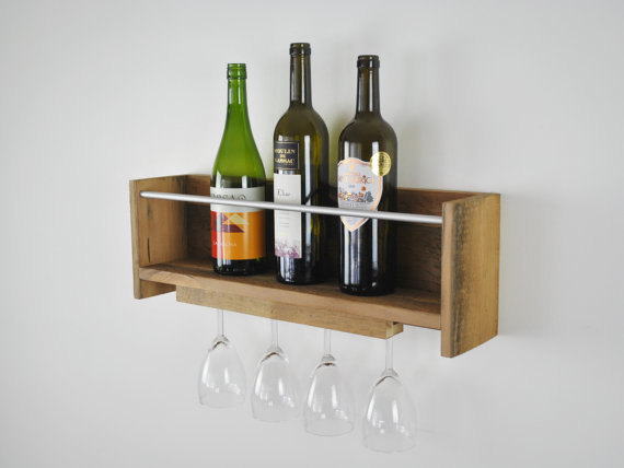 Reclaimed Wood Wine Rack by FMC Design