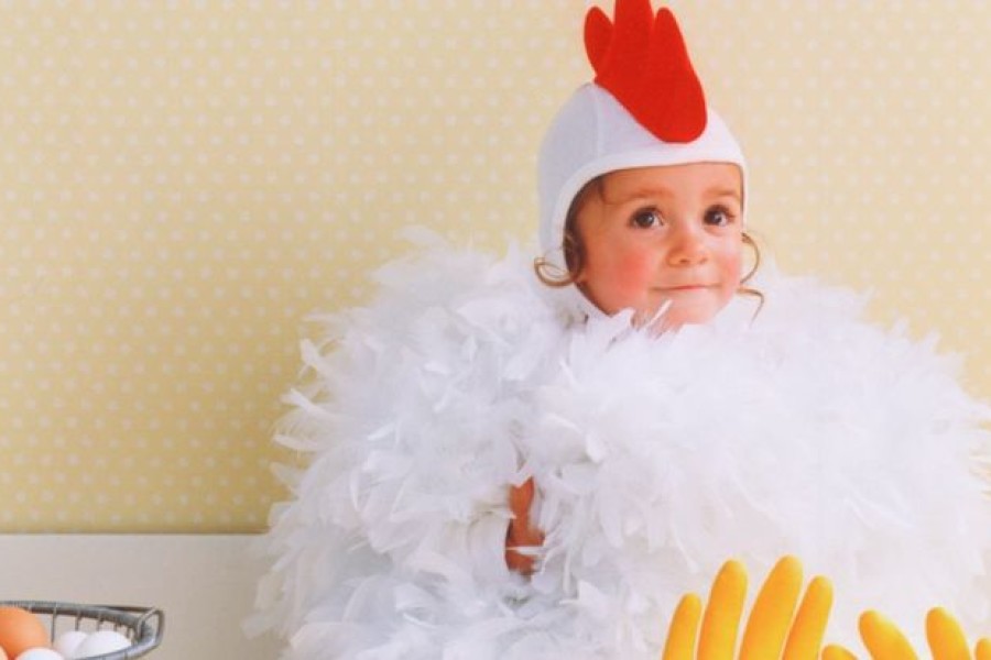 Baby Chicken Halloween Costume from Martha Stewart