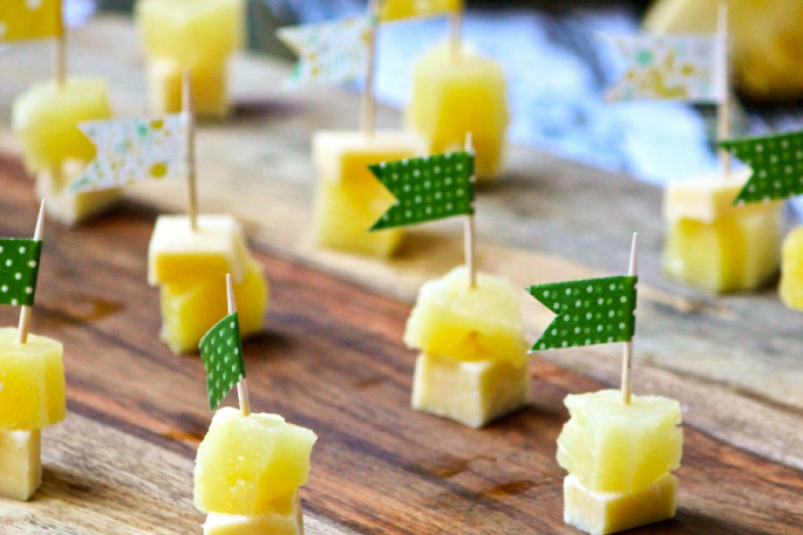 Pineapple and Cheese Sticks from She Eats