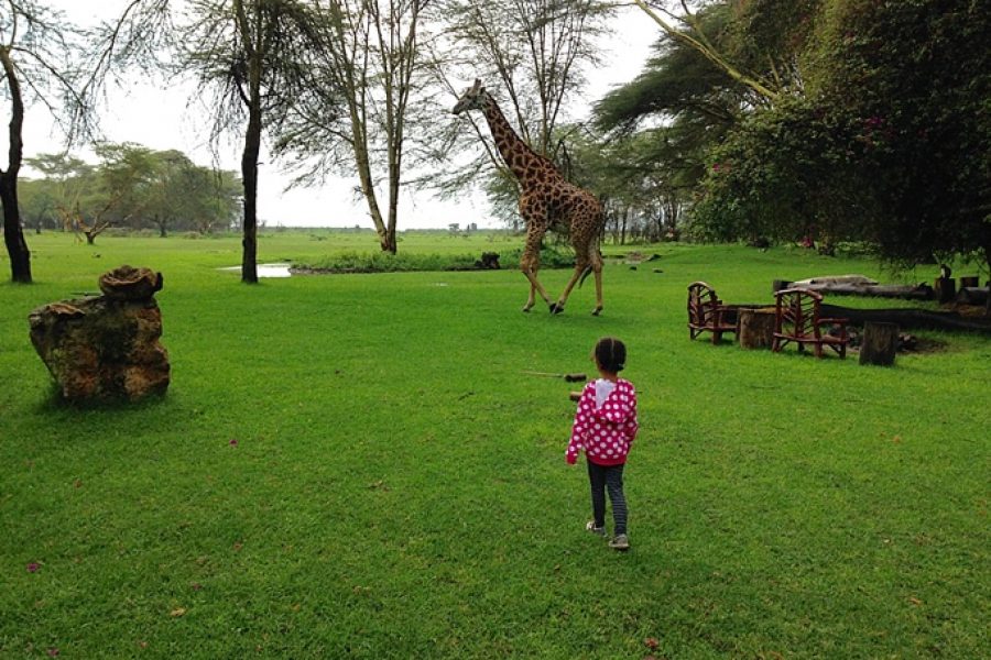 Travelling with Toddlers: Tara in Kenya