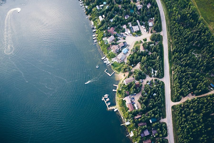 Loon Lake Saskatchewan Aerial Photography